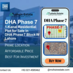 1‑Kanal Residential Plot for Sale in DHA Phase 7 Block W Lahore
